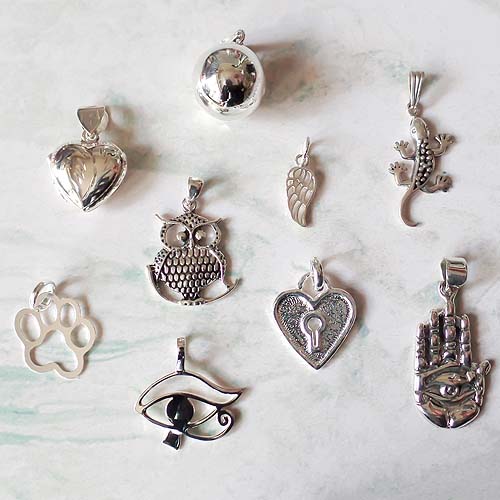 Colgantes Plata Fina