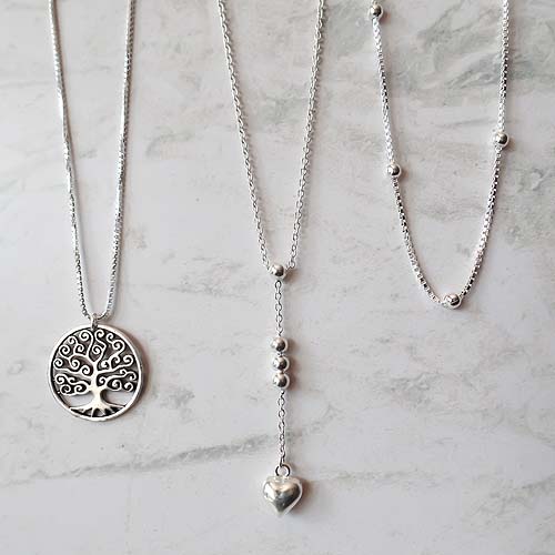 Collares Plata Fina