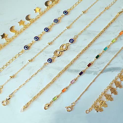 Pulseras Enchapado Oro